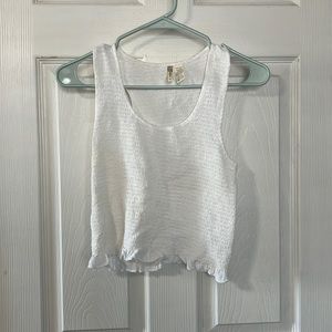 Smocked crop top